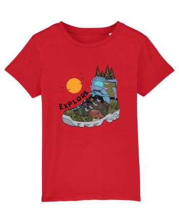 pentru aventurieri - Explorer boots Red