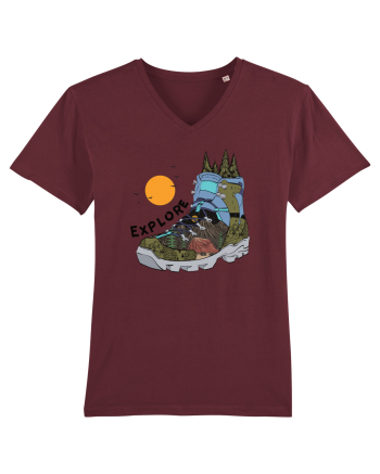 pentru aventurieri - Explorer boots Burgundy
