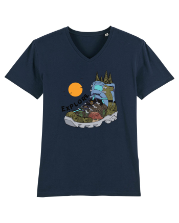pentru aventurieri - Explorer boots French Navy