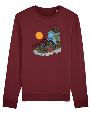 pentru aventurieri - Explorer boots Burgundy