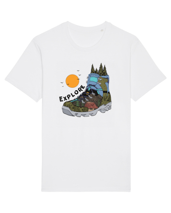 pentru aventurieri - Explorer boots White