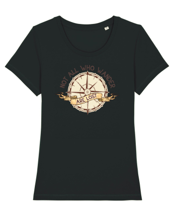pentru aventurieri - Not all who wander are lost Black