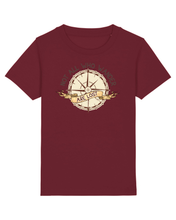 pentru aventurieri - Not all who wander are lost Burgundy