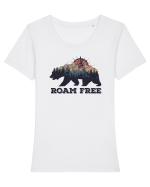 pentru aventurieri - Roam free Tricou mânecă scurtă guler larg fitted Damă Expresser