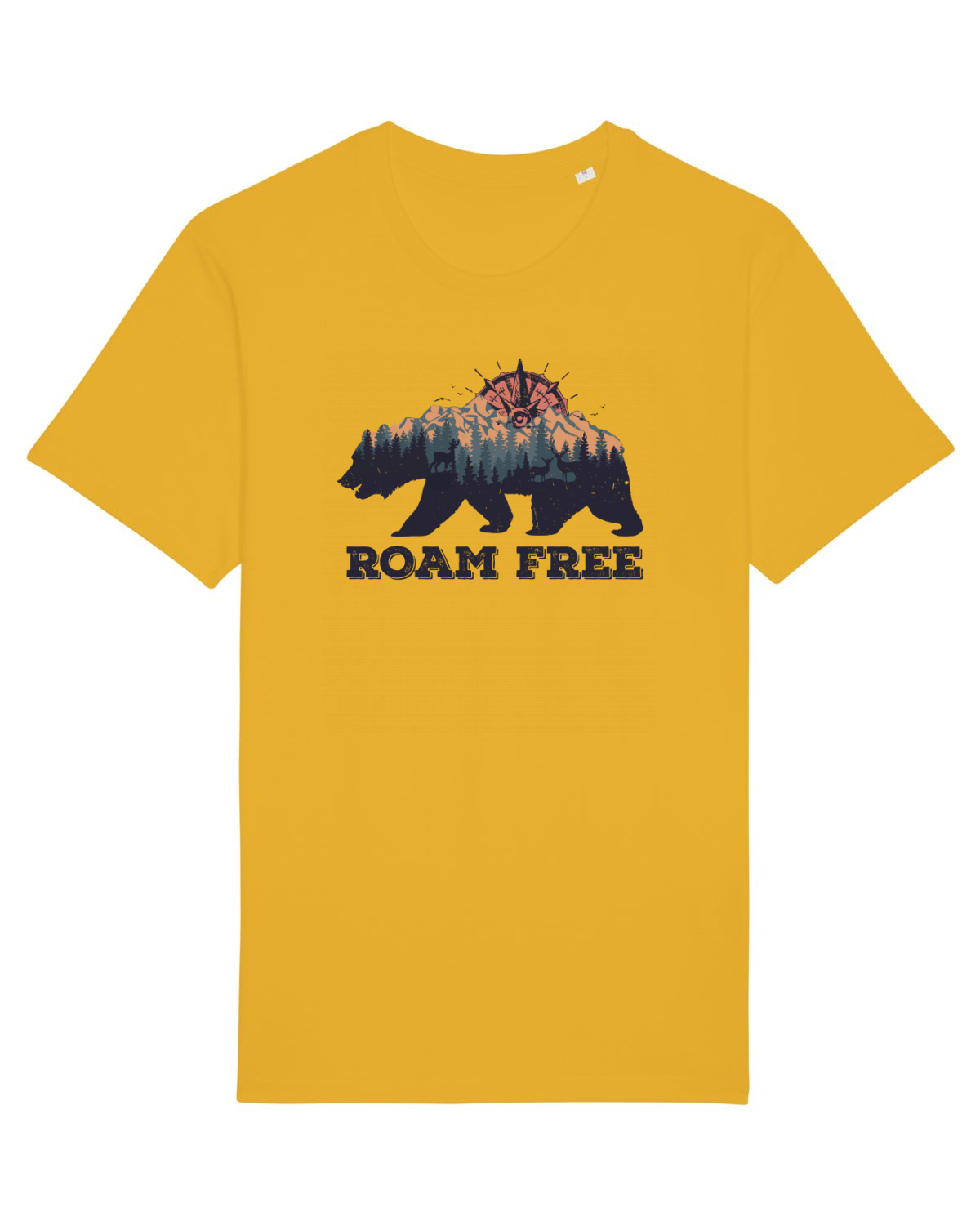 Tricou mânecă scurtă Unisex Rocker Spectra Yellow