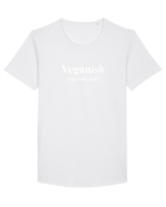 Veganish Tricou mânecă scurtă guler larg Bărbat Skater
