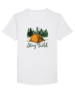 pentru aventurieri - Stay wild Tricou mânecă scurtă guler larg Bărbat Skater