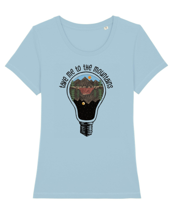 pentru aventurieri - Take me to the mountains Sky Blue