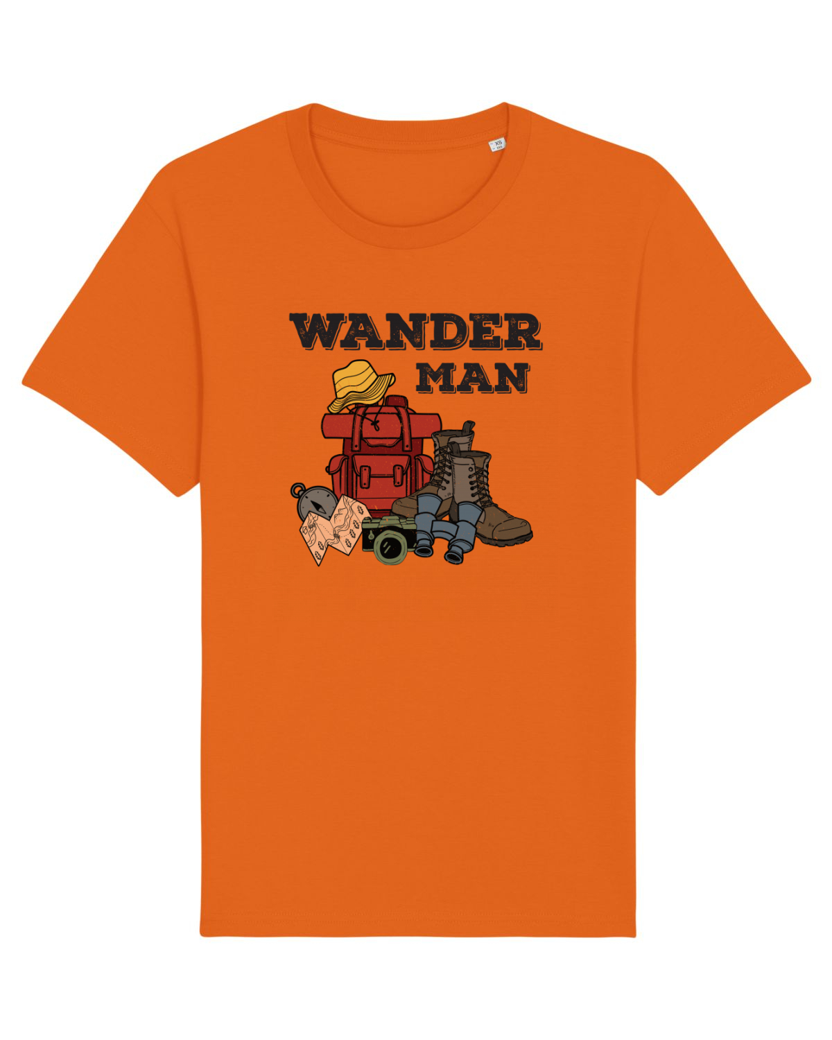 Tricou mânecă scurtă Unisex Rocker Bright Orange