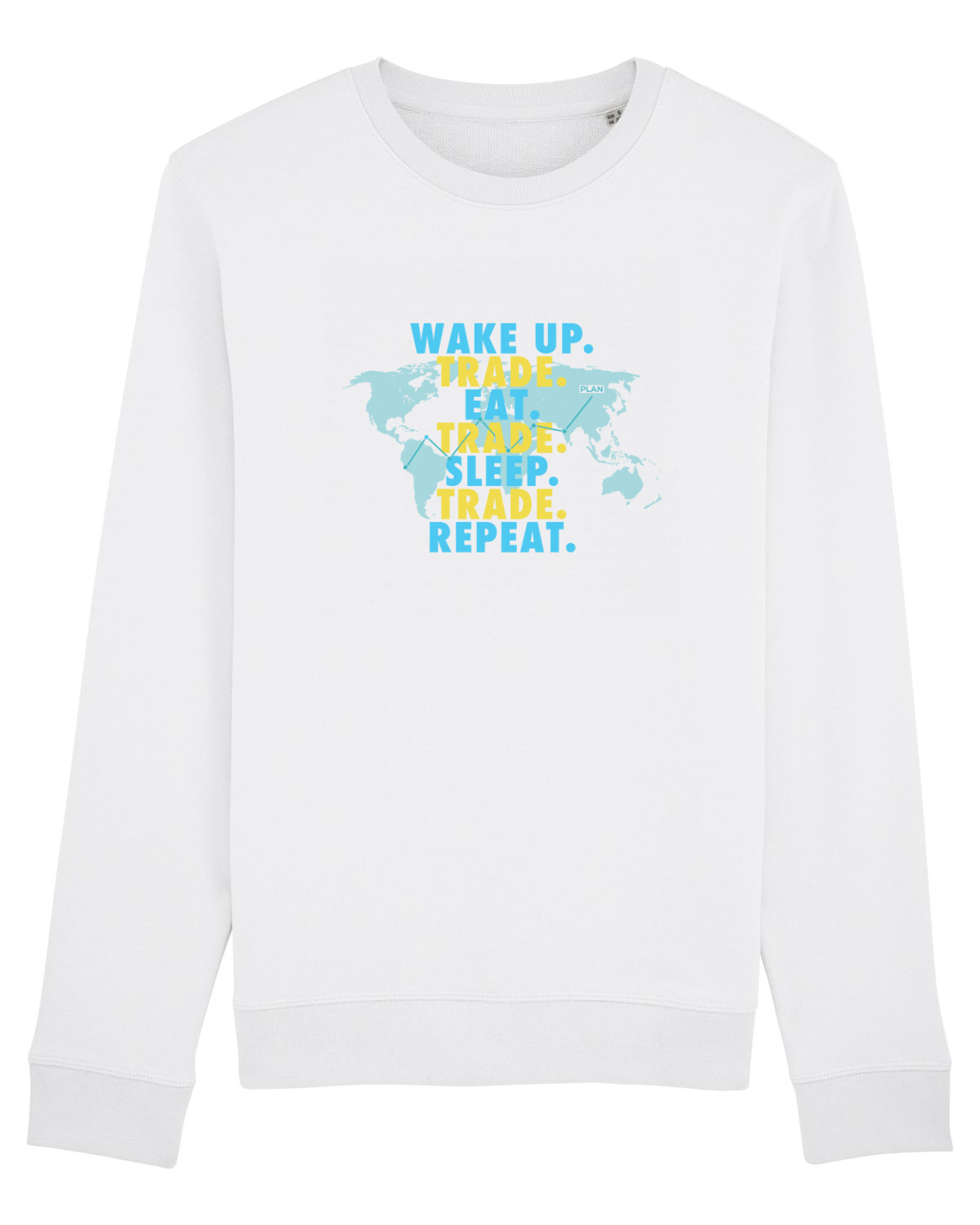 Bluză mânecă lungă Unisex Rise White
