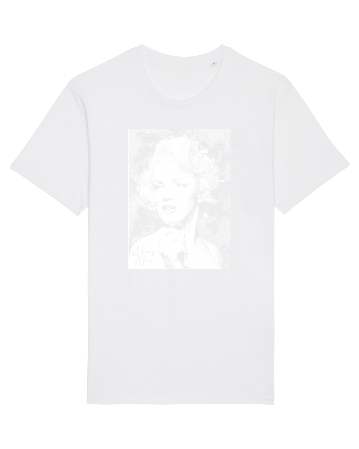 Tricou mânecă scurtă Unisex Rocker White