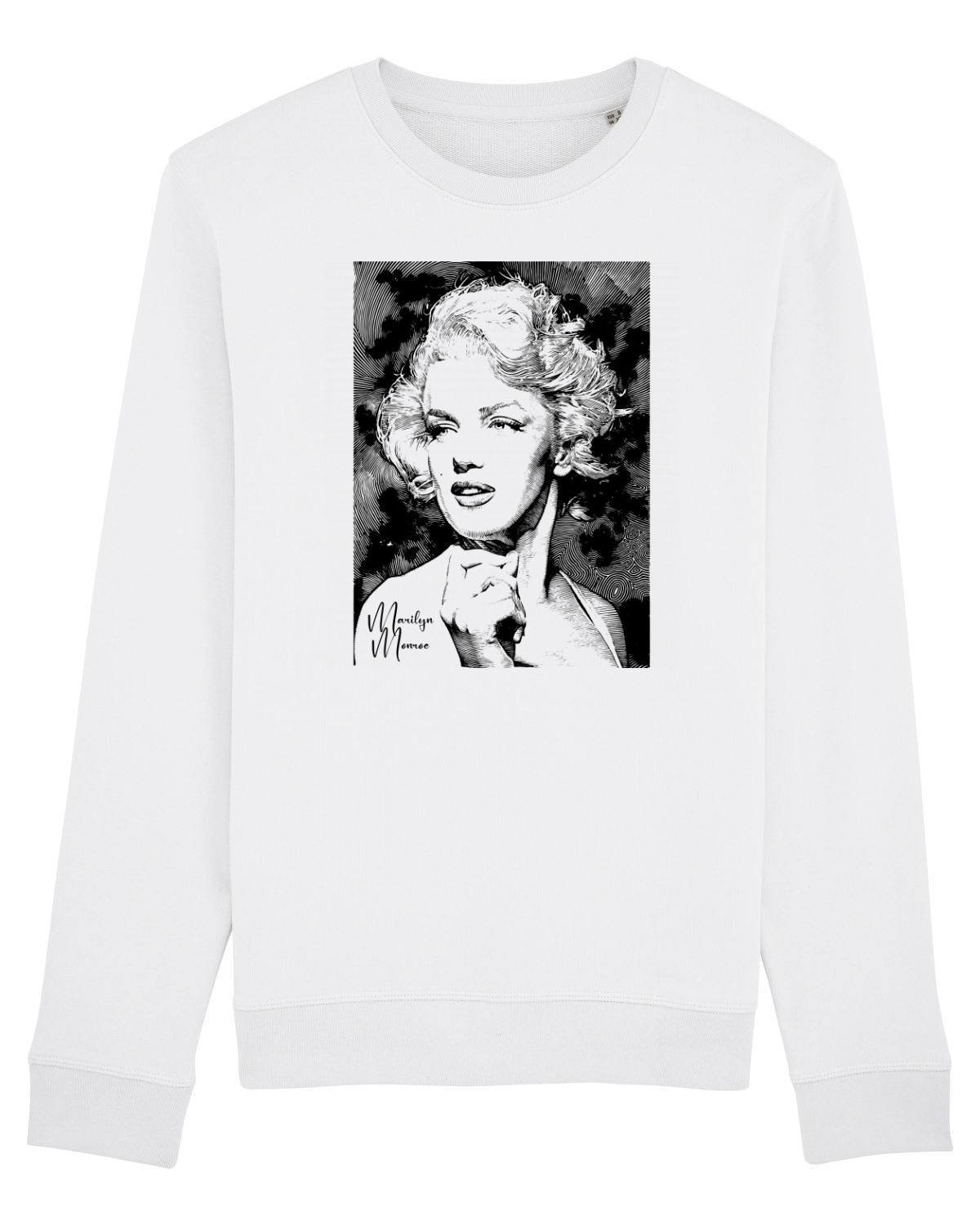 Bluză mânecă lungă Unisex Rise White