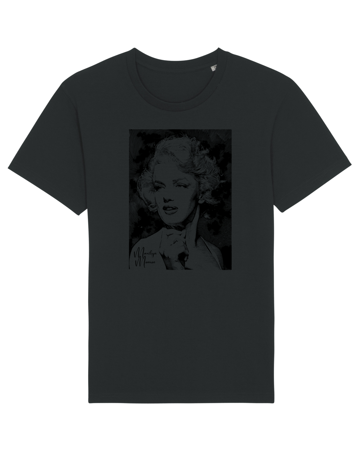 Tricou mânecă scurtă Unisex Rocker Black