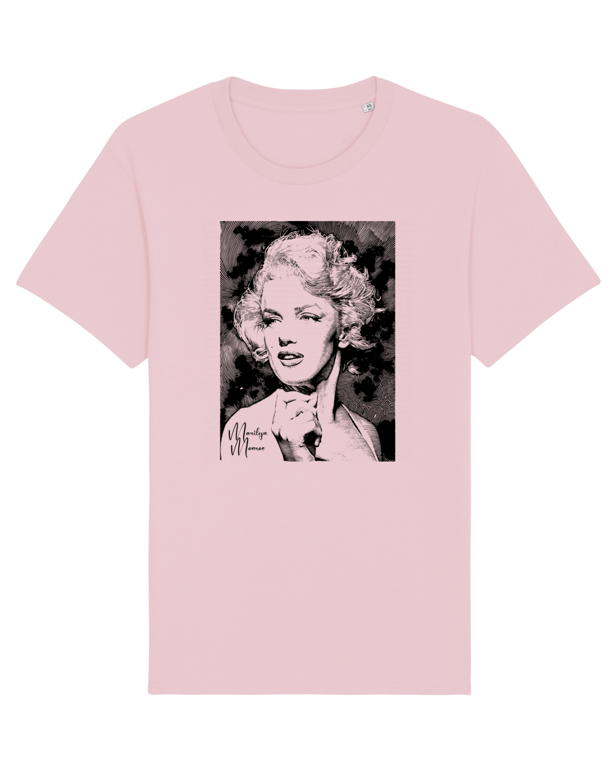 Tricou mânecă scurtă Unisex Rocker Cotton Pink