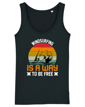 Windsurfing is a way to be free Black