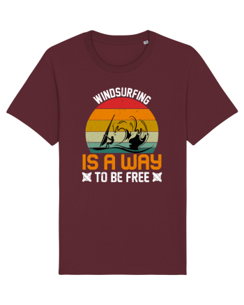 Windsurfing is a way to be free Burgundy