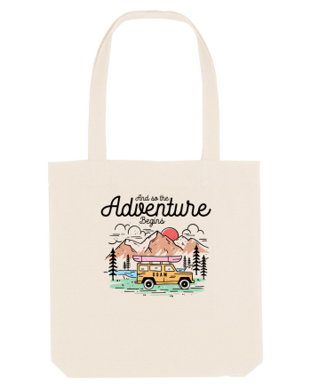 in stil line art - And so the adventure begins Natural