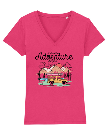 in stil line art - And so the adventure begins Raspberry