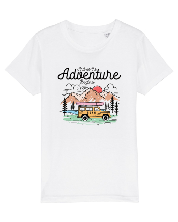 in stil line art - And so the adventure begins White