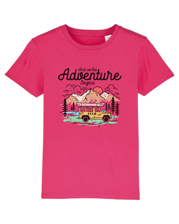 in stil line art - And so the adventure begins Raspberry