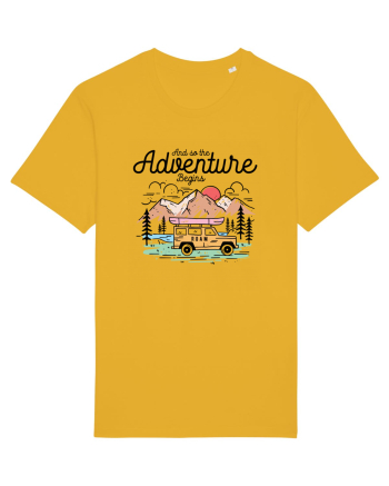 in stil line art - And so the adventure begins Spectra Yellow
