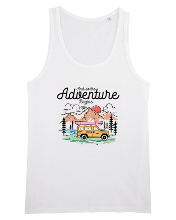 in stil line art - And so the adventure begins White