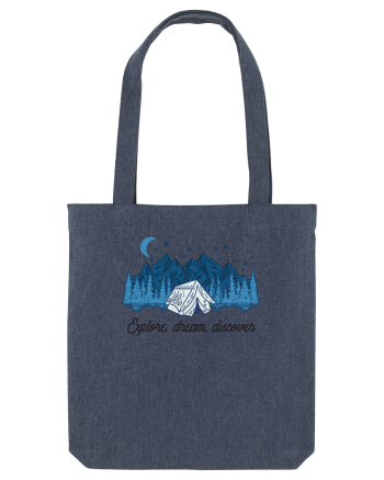 in stil line art - Explore dream discover Midnight Blue