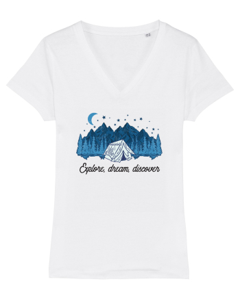in stil line art - Explore dream discover White