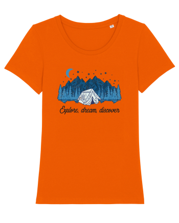 in stil line art - Explore dream discover Bright Orange