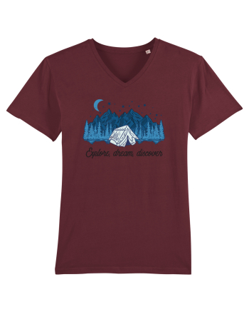 in stil line art - Explore dream discover Burgundy