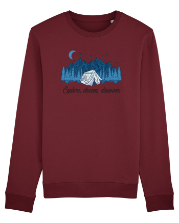 in stil line art - Explore dream discover Burgundy