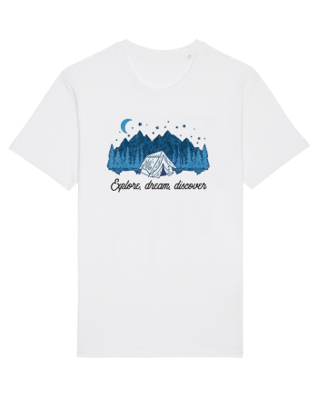 in stil line art - Explore dream discover White