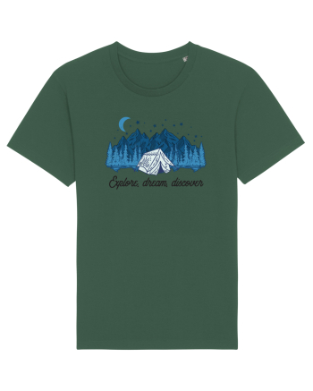 in stil line art - Explore dream discover Bottle Green