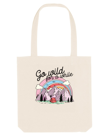 in stil line art - Go wild for a while Natural