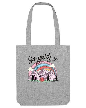 in stil line art - Go wild for a while Heather Grey