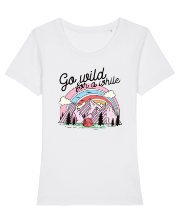 in stil line art - Go wild for a while White