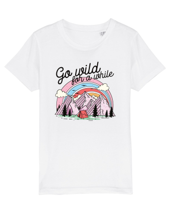 in stil line art - Go wild for a while White