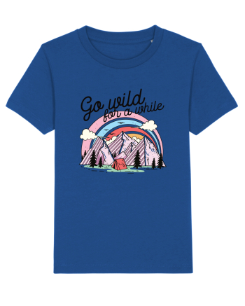 in stil line art - Go wild for a while Majorelle Blue