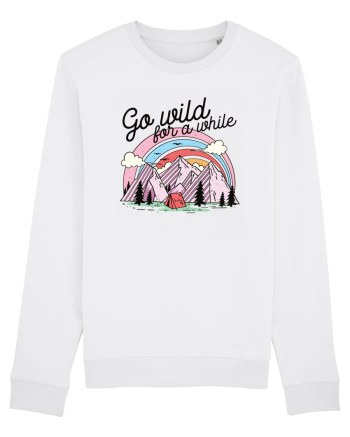 in stil line art - Go wild for a while White