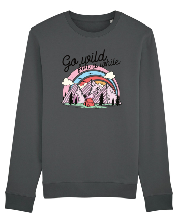 in stil line art - Go wild for a while Anthracite