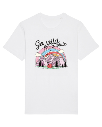 in stil line art - Go wild for a while White