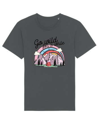 in stil line art - Go wild for a while Anthracite