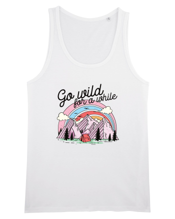 in stil line art - Go wild for a while White