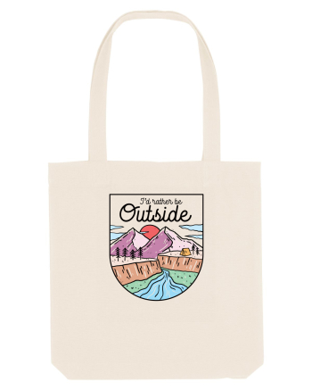 in stil line art - I would rather be outside Natural