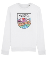 in stil line art - I would rather be outside Bluză mânecă lungă Unisex Rise