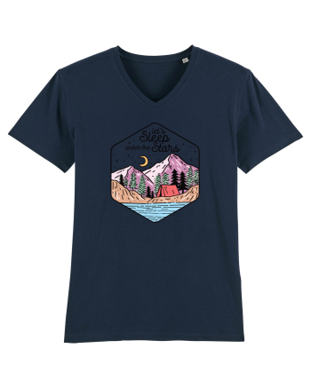 in stil line art - Let us sleep under the stars French Navy