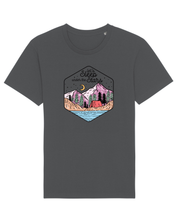 in stil line art - Let us sleep under the stars Anthracite