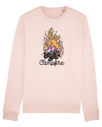 in stil line art - Life is better around the campfire Candy Pink