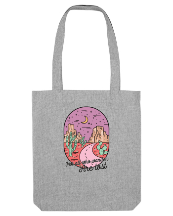 in stil line art - Not all who wander are lost Heather Grey