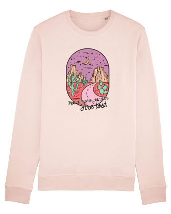 in stil line art - Not all who wander are lost Candy Pink